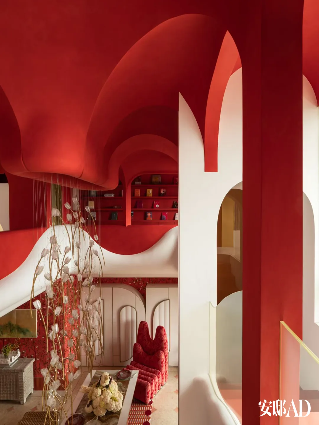 La Maison Rouge private residence in Xi'an by TANT A TEMPS DESIGN