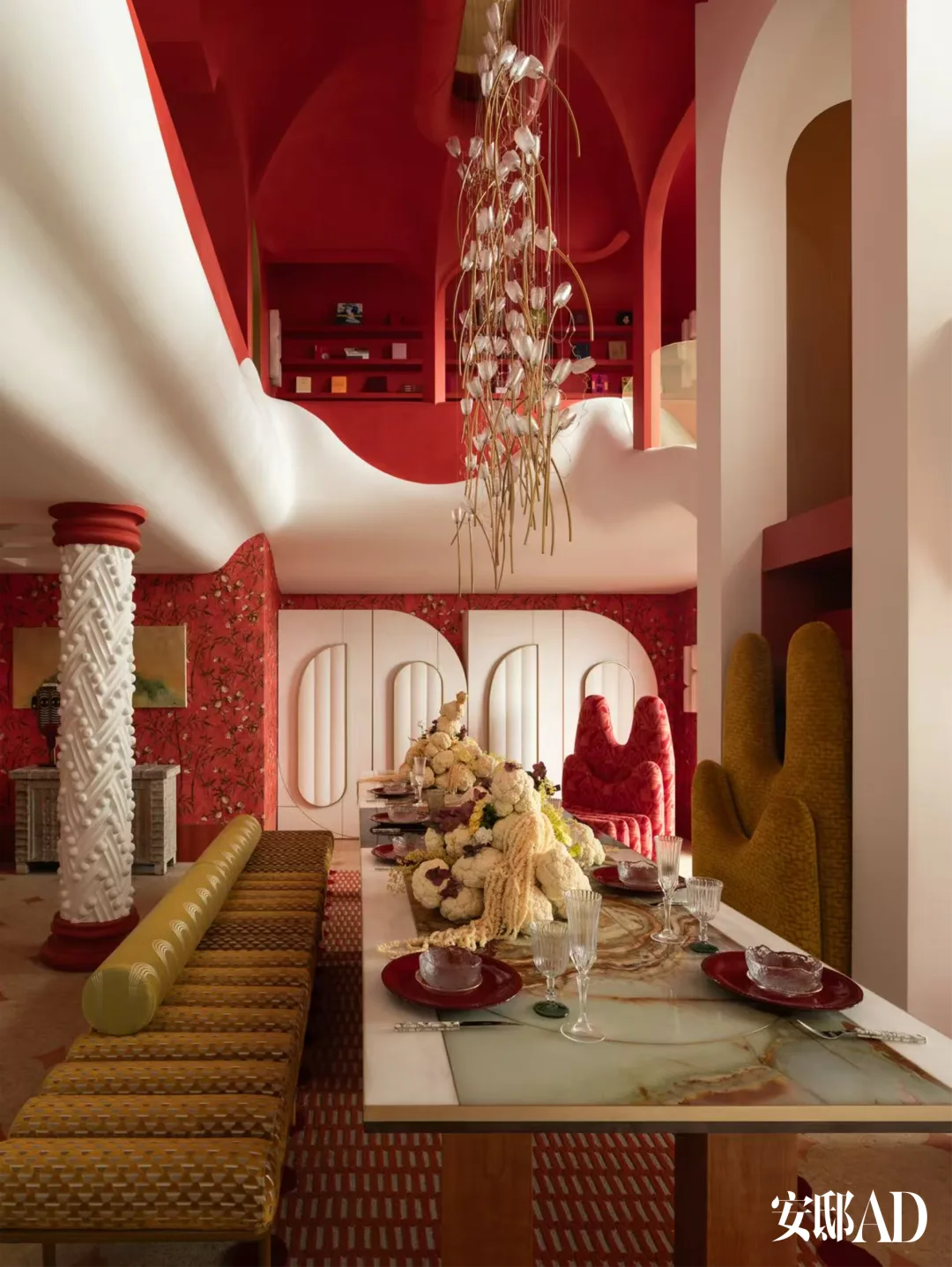 La Maison Rouge private residence in Xi'an by TANT A TEMPS DESIGN